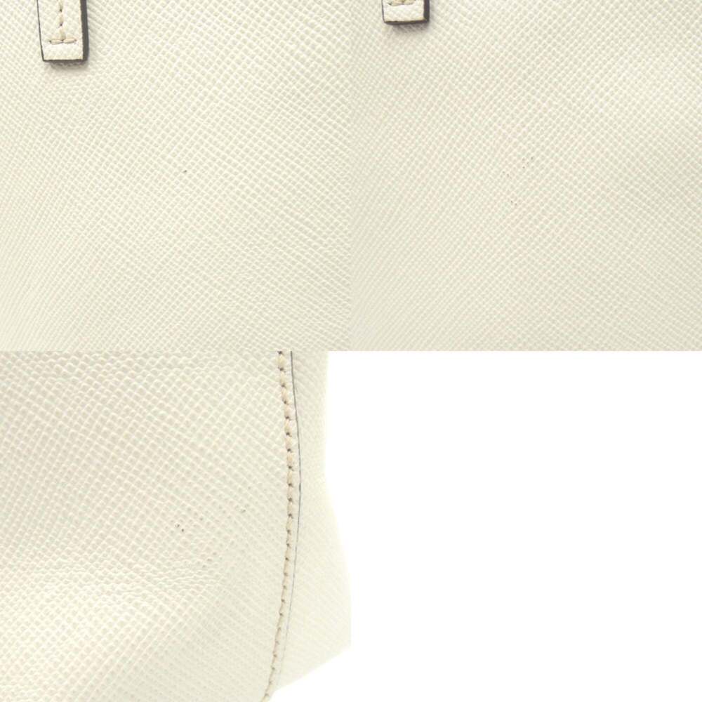 PRADA White Leather Shoulder Bag - Picture 9 of 9